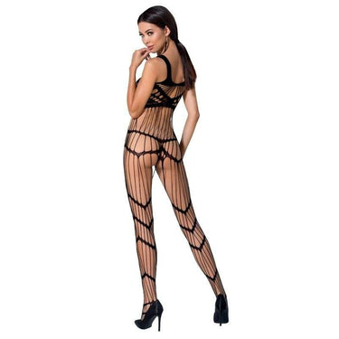 Bodystocking sexy a rete aperto Passion nero taglia unica